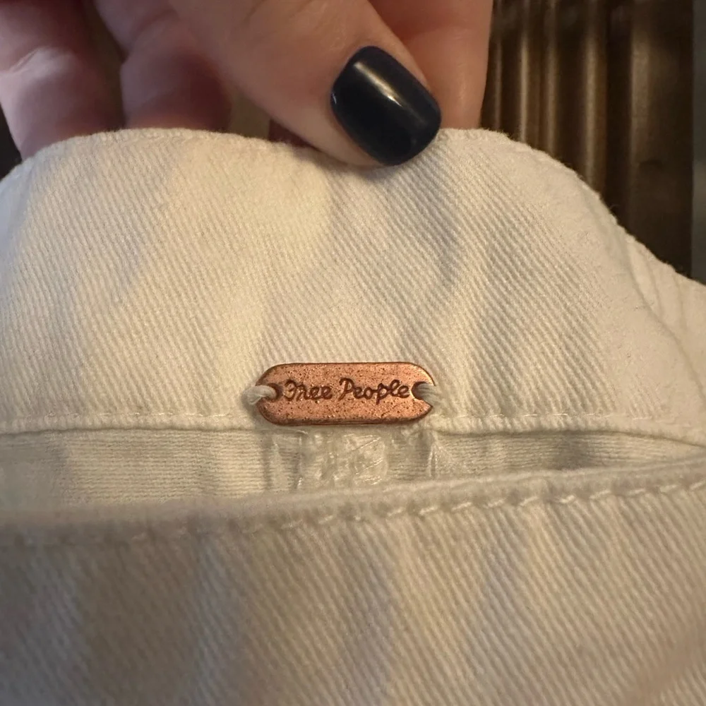 Free People Zinnia Denim Swing Top - Picture 3 of 4